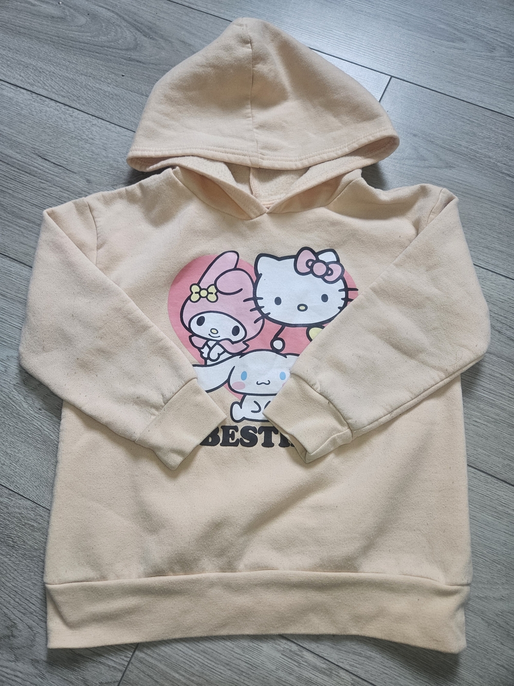 Sanrio Hello Kitty My Melody Cinnamoroll Girls Hoodie Size 5